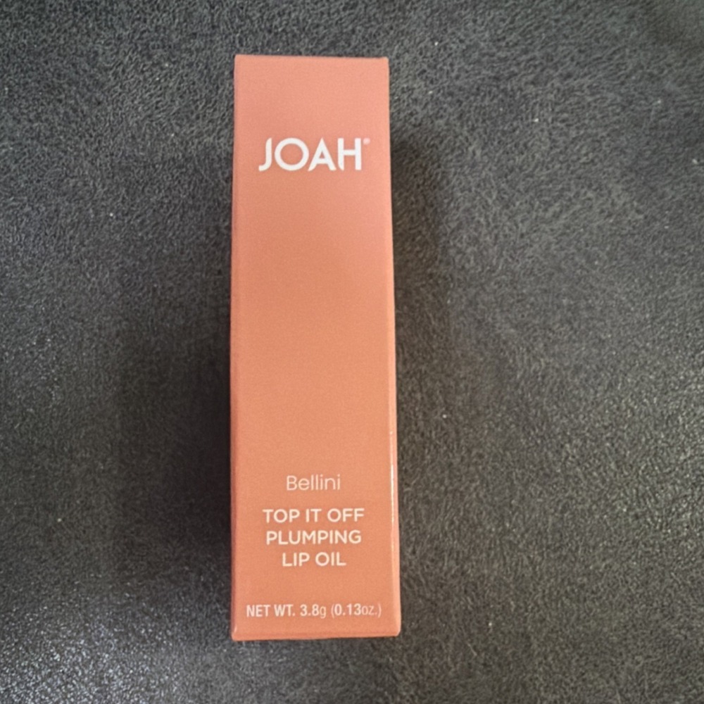 JOAH Top It Off‎ Plumping Lip Oil Bellini Lip Plumper Drinks On Me 0.13 oz